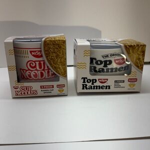 Nissin Cup Noodles and Top Ramen Mug Set